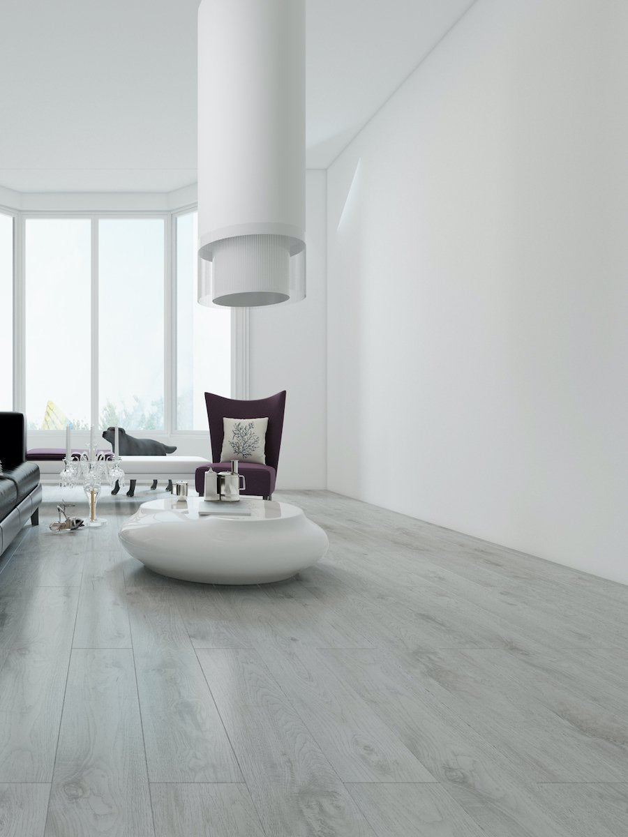 Light Grey Oak Luxury Vinyl Tiles - 1220x182(mm)