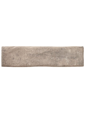 Madrazo Grey Brick Effect Porcelain Tiles - 70x280mm