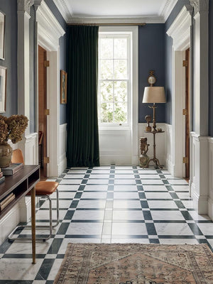 Majestic Carrara Verde Italian Marble Effect Tile - 450x450mm