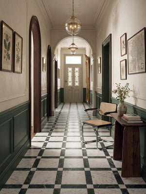 Majestic Carrara Verde Italian Marble Effect Tile - 450x450mm