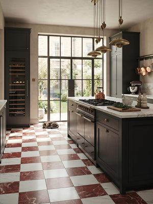 Majestic Carrara Italian Marble Effect Porcelain Tile - 300x300x9mm