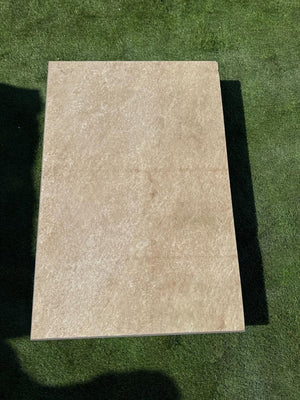Manhattan Beige Porcelain Bullnose Tiles - 900x600x20mm