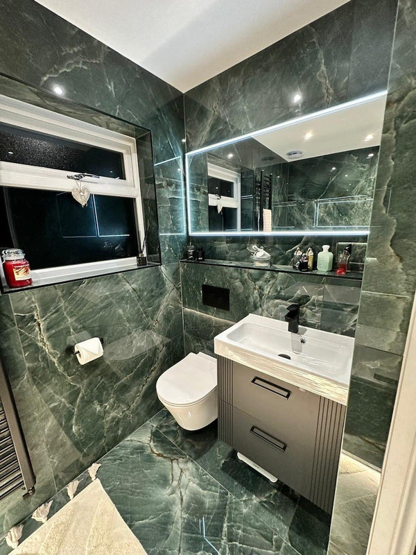 Manos Green Porcelain Tile - 1200x600mm