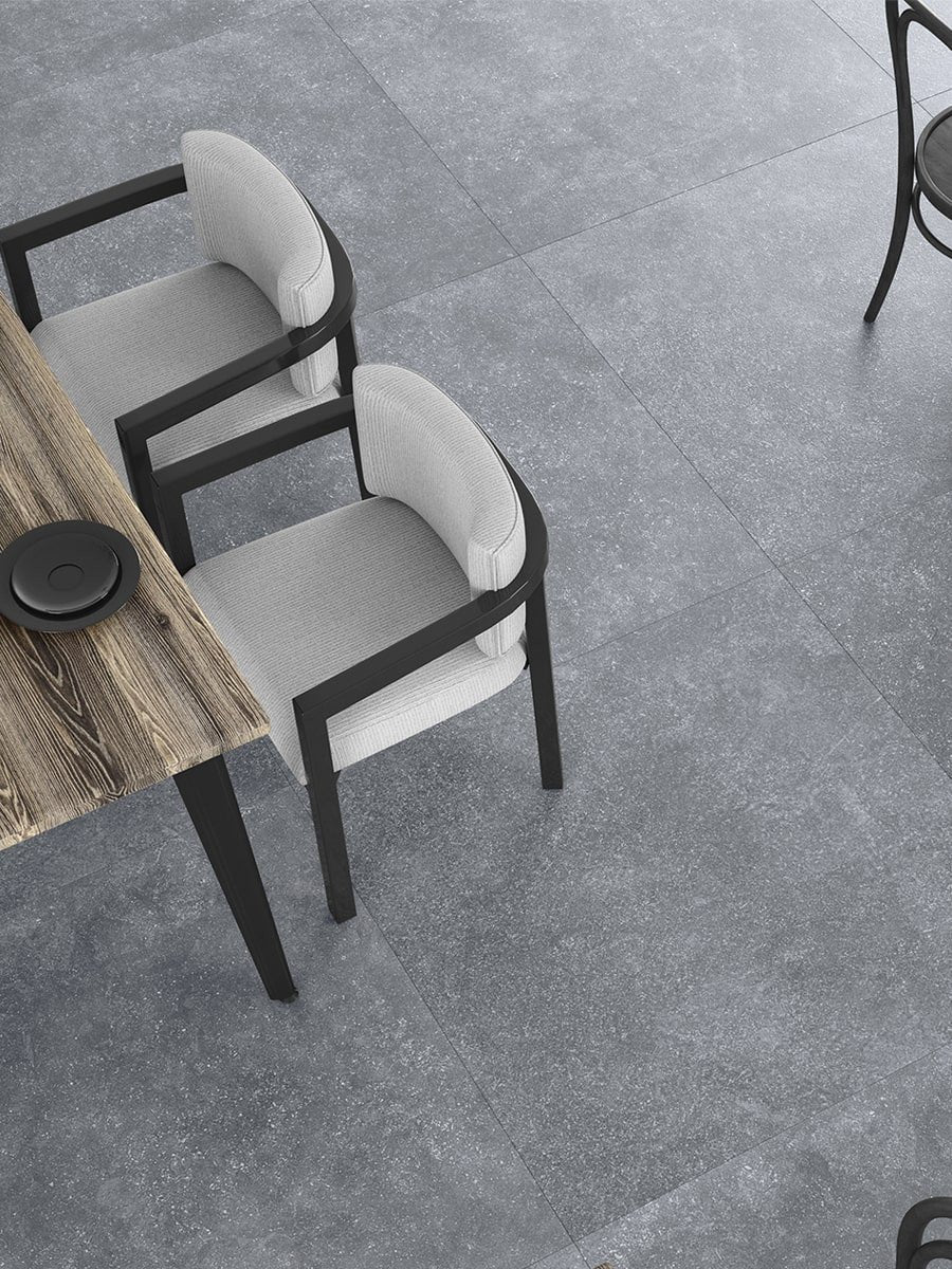 Hardblue Grey Porcelain Tile - 1000x1000x10mm