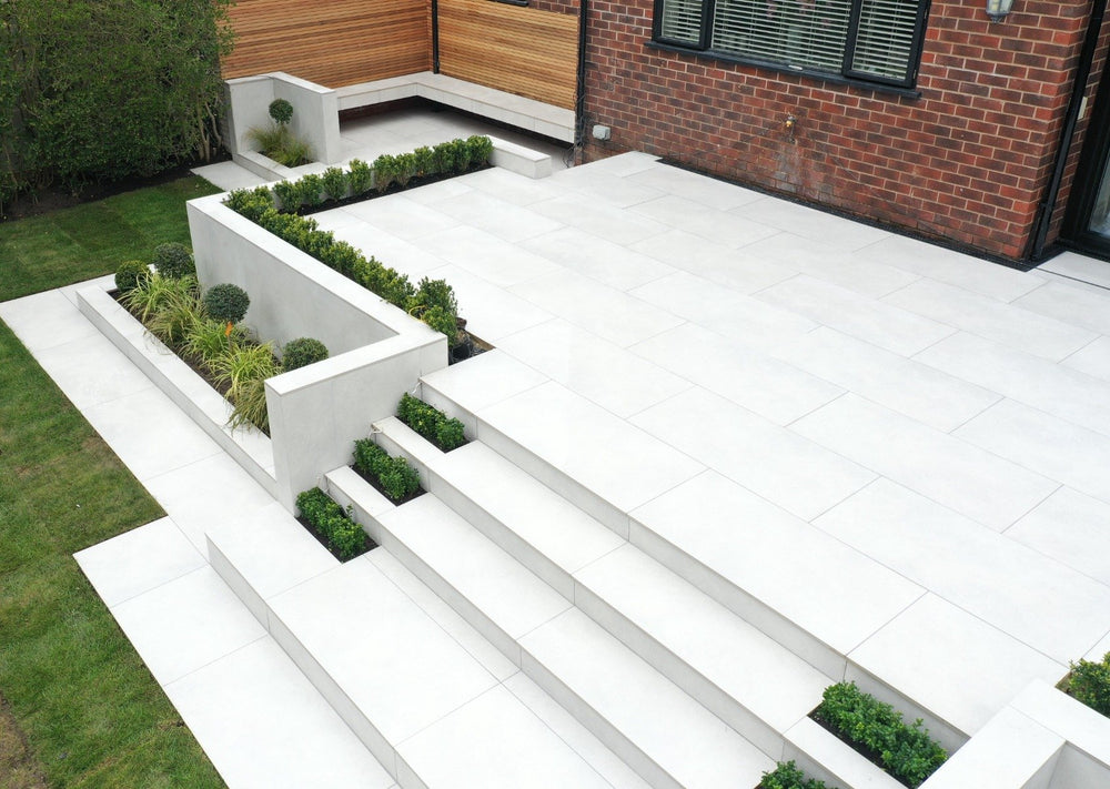 Marbella White Outdoor Porcelain - 1200x600x20mm