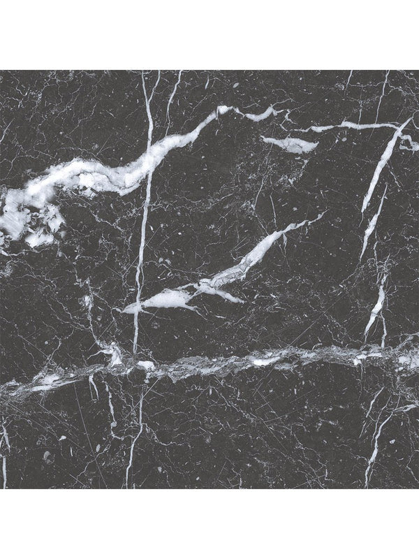 Marquina Black Victorian Tiles - 200x200mm