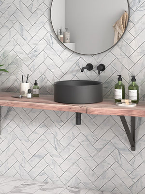 Marquina White - 75x225mm