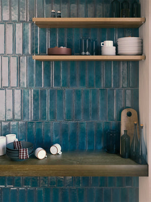 Miami Pacifico Glossy Porcelain Wall Tiles - 65x200mm
