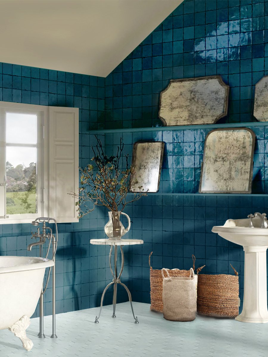 Miami Pacifico Porcelain Tile - 225x225mm