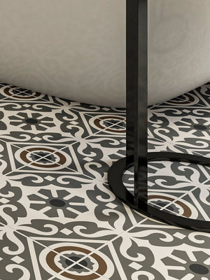 Monaco Victorian Style Porcelain Wall & Floor Tiles 200x200mm