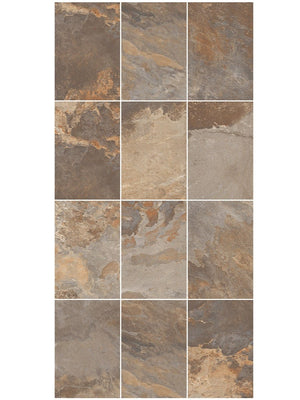Multicolour Slate Outdoor Tile - 900x600x16mm