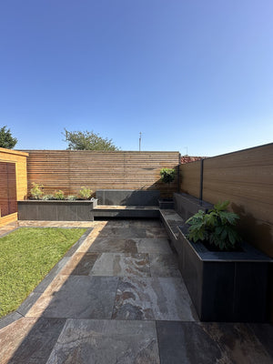 Multicolour Slate Outdoor Porcelain - 900x600x20mm