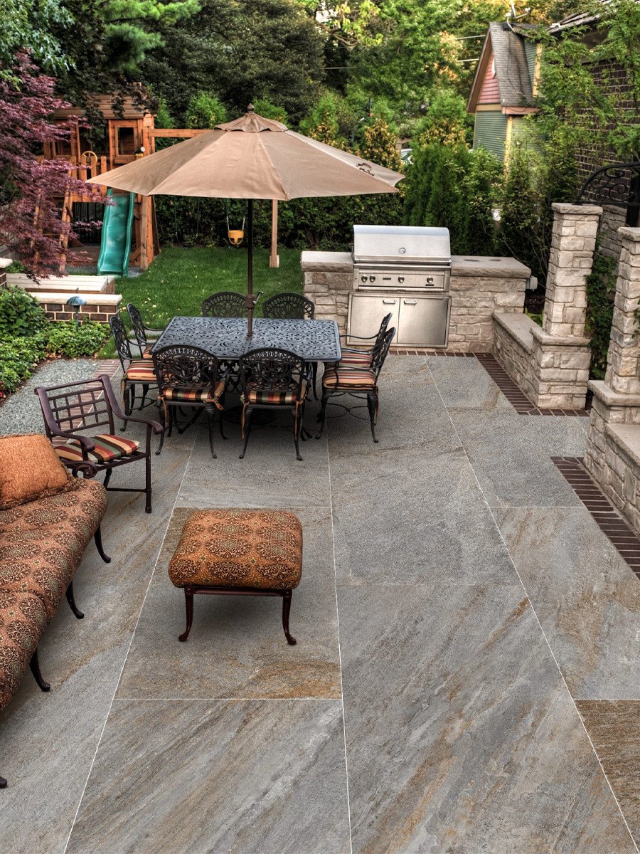 Indiana Multicolor Outdoor Vitrified Porcelain Paving Slabs - 1200x600mm