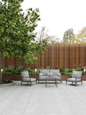 Nomade Grey Porcelain Tile - 1000x1000x10mm