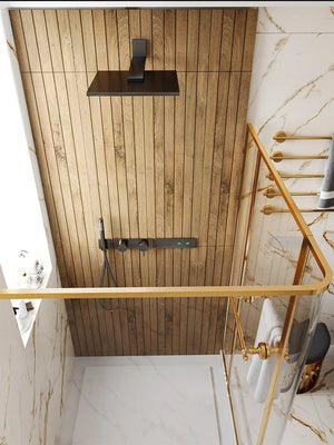 Nature Oak Slat Wood Wall Tile - 333x1000mm