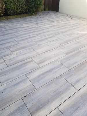 Oak Wood Effect Virtue Vitrified Porcelain Paving Slabs - 900x450 Pack