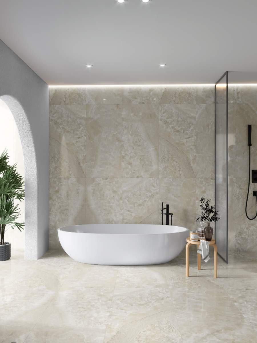 Beam Onyx Porcelain Tiles - 1200x600