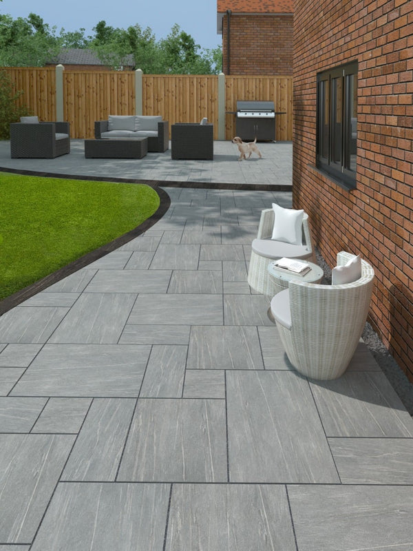 Pietra Grey Outdoor Tile - 900x600x20mm
