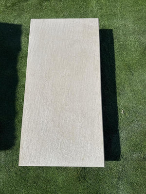 Plato Ivory Porcelain Bullnose Tiles - 900x300x20mm