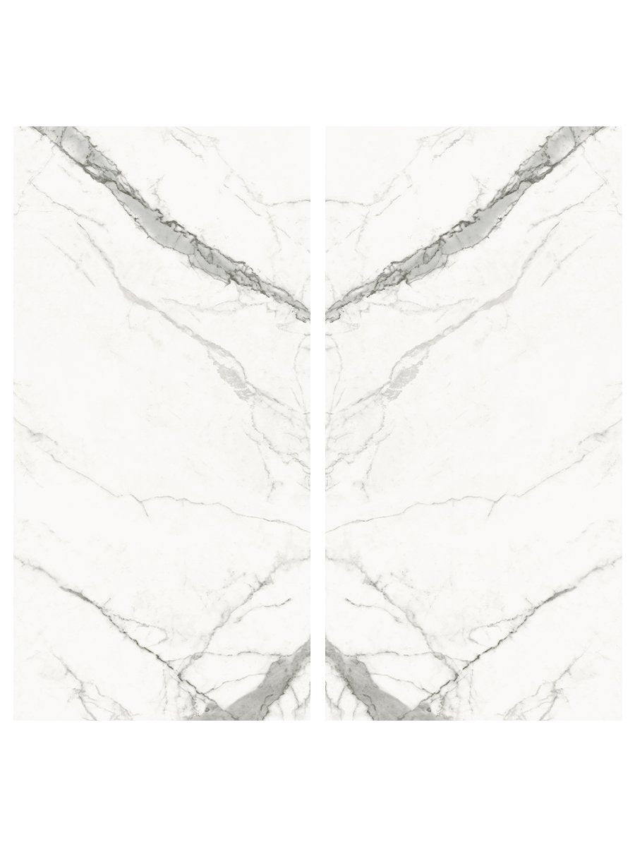 Prestigio Statuario Italian Bookmatch Tile - 750x1500mm