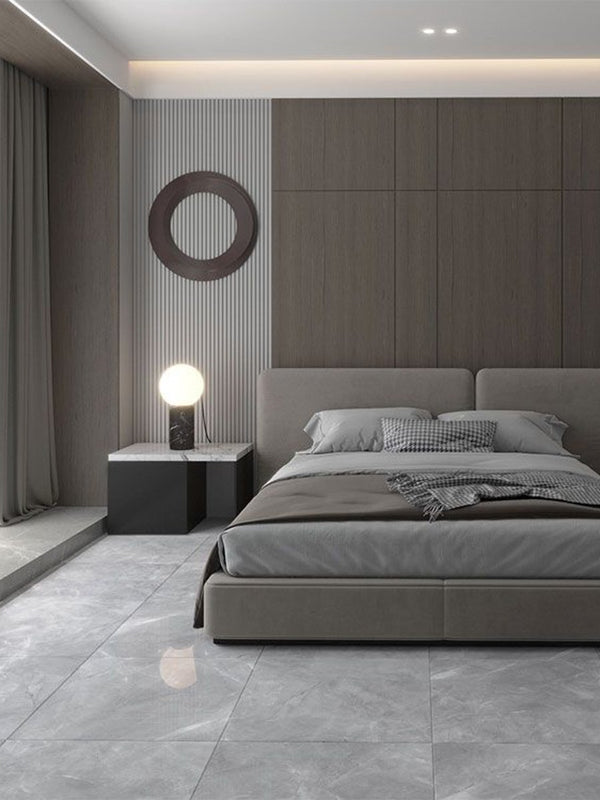 Pulpis Grey Gloss Porcelain Tile - 800x800mm