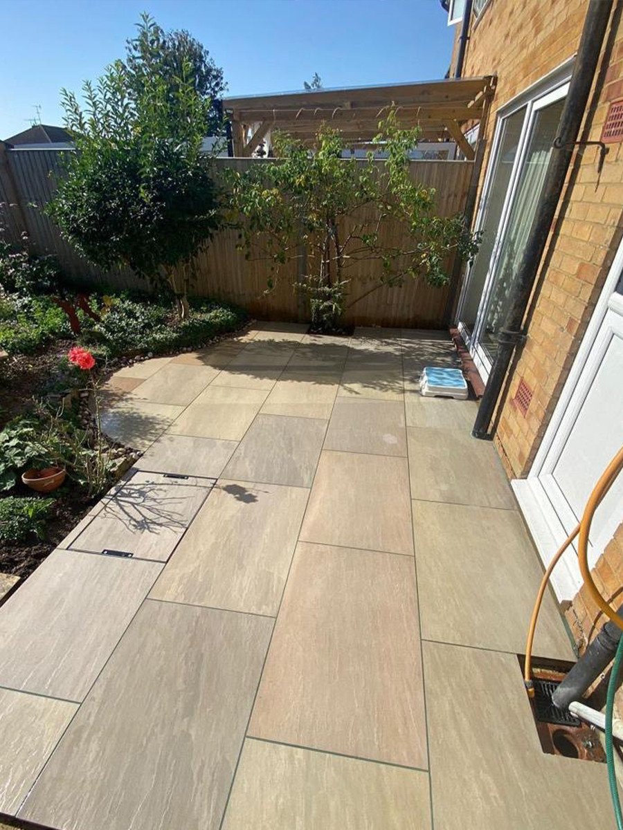 Raj Green Outdoor Porcelain - 900x600x20mm
