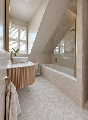 Riviera Brushed & Seasoned Natural Limestone Pavers- 200x50x15mm