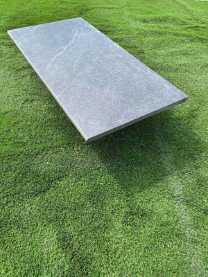 Roca Anthracite Porcelain Bullnose for Steps And Coping- 900x450x20mm