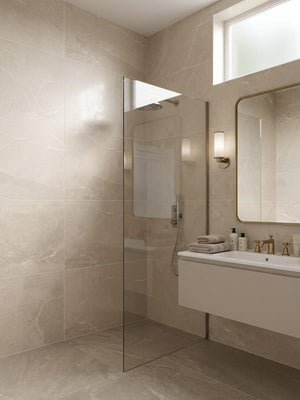 Roca Beige Matt Porcelain Tile - 1200x600mm