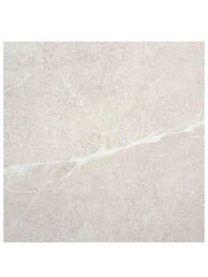 Roca White Matt Porcelain Tile - 600x600mm
