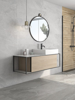 Roca White Matt Porcelain Tile - 1200x600mm
