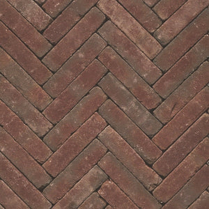 Ruston Tumbled Clay Pavers - 200x50x60mm