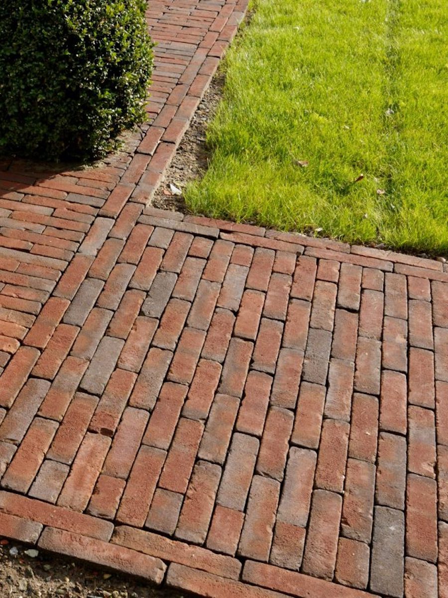Ruston Tumbled Clay Pavers - 200x50x60mm