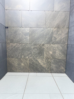 Sagar Black Outdoor Porcelain Paving Slabs - 900x600x16mm
