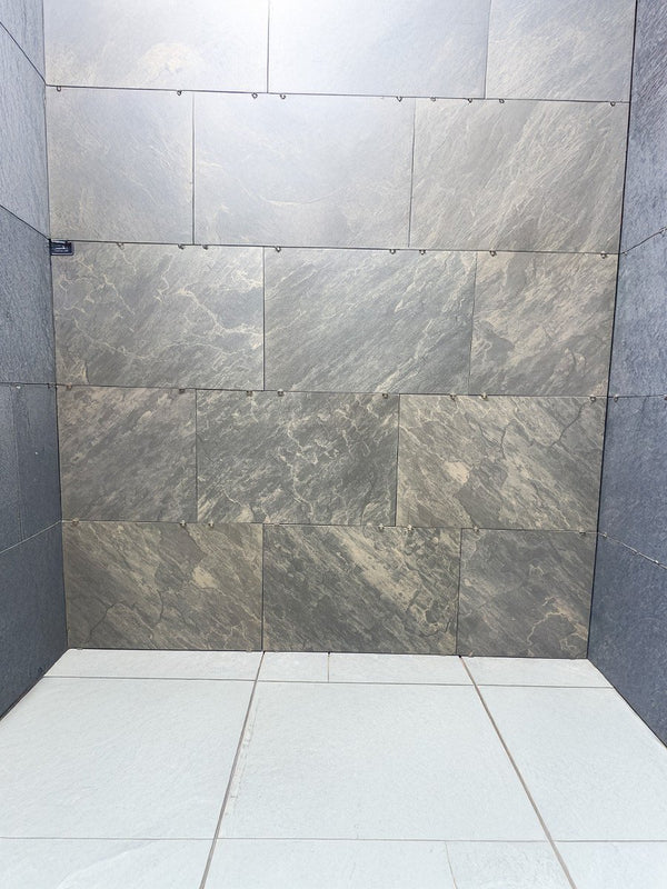 Sagar Black Outdoor Porcelain Paving Slabs - 900x600x16mm
