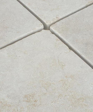 Sahara Beige Tumbled Limestone Paving Slabs - 900x600mm
