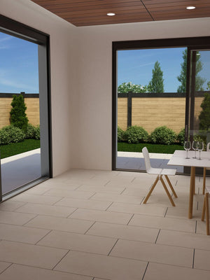 Concrete Crema Anti Slip Tile - 800x400x9.5mm