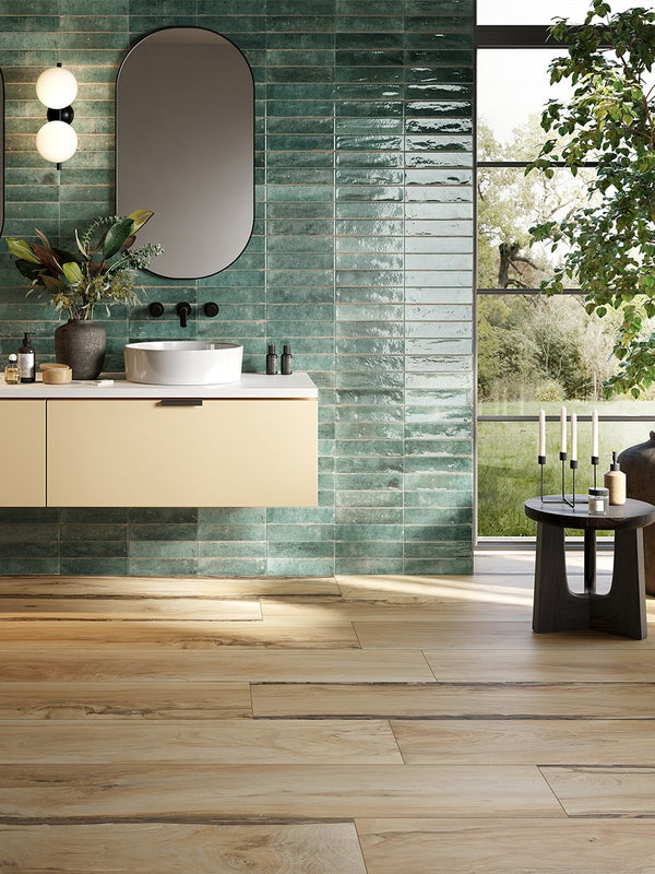 Sherwood Maple Italian Extra Long Wood Effect Tile - 1500x240mm