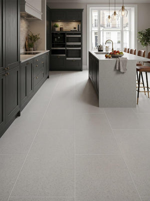 Silver Chalk Protect Matt Porcelain Tile - 1200x600mm
