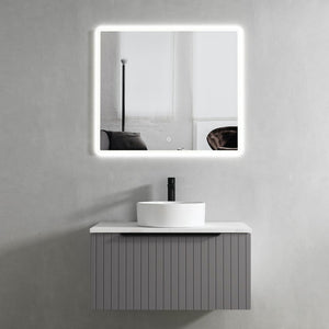 Valar Light Fluted Vanity - 800mm
