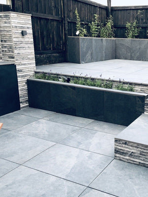 Brazil Slate Effect Outdoor Porcelain Tiles - 900x600x20mm