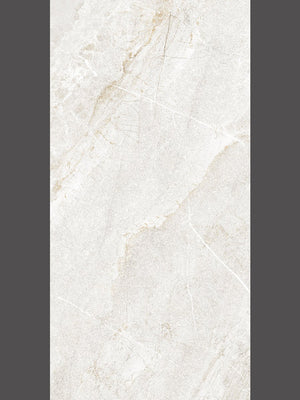 Agathos White King Size Italian Porcelain Paving Slabs - 1200x600 Pack