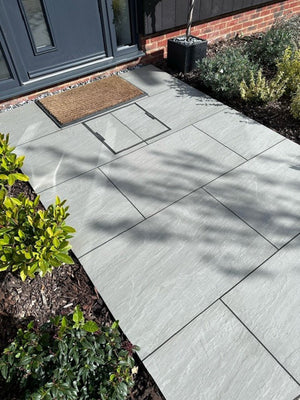 Kandla Grey Outdoor Porcelain Paving Slabs -1200x600x20mm
