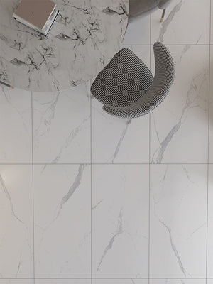 Statuario Wall & Floor Tile - 1200x600mm