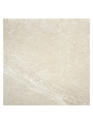 Roca Beige Matt Porcelain Tile - 600x600mm