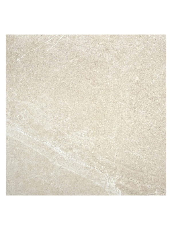 Roca Beige Matt Porcelain Tile - 600x600mm