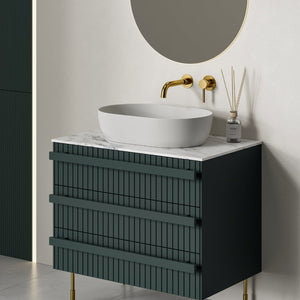 Garda Brush Gold Wall Mounted Basin Mixer Tap