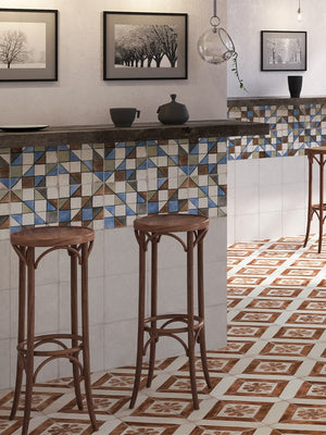 Sorrentina Maiori Italian Porcelain - 200x200mm