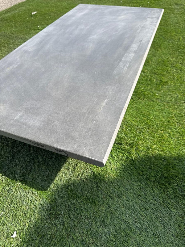 Street Graphite Porcelain Bullnose Tiles - 900x450x20mm