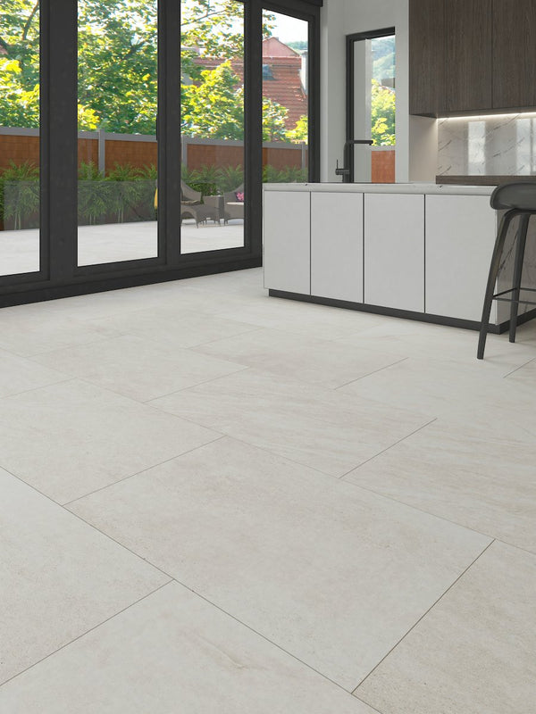 Idemo Beige Porcelain Tile - 900x600x10mm